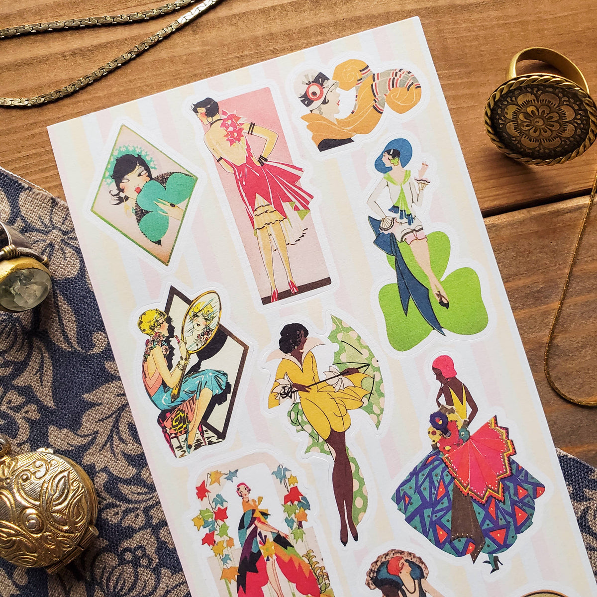 Stickii Sticker Sheet; Fabulous Fashions