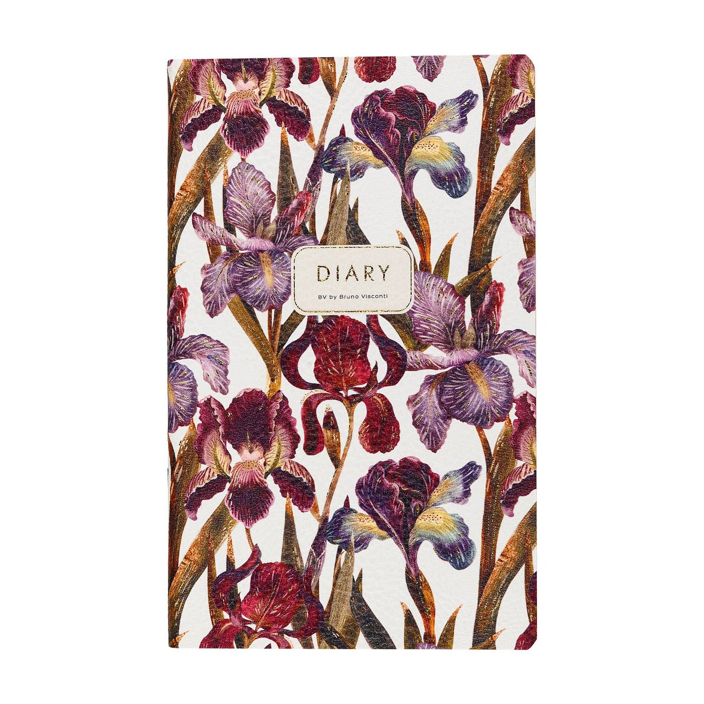 A5 Daily Planner; Irises (Vegan Leather)