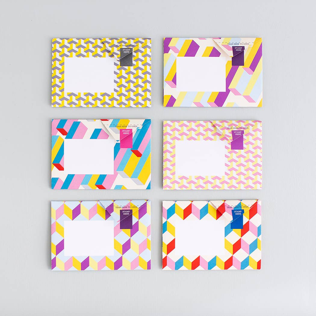 Folding Stationery Letter Set; Urban Pigeon