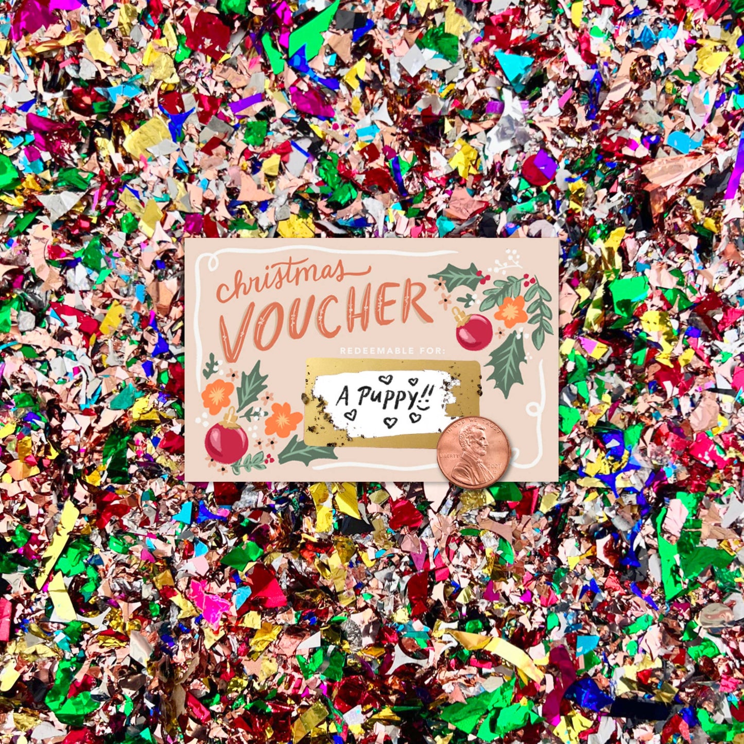 Scratch-off Vouchers - Christmas