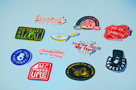 Vinyl Sticker; For The Love Of Local (Matte) By M.C. Pressure