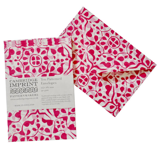 Patterned Envelopes (Packet of Ten); Dappled Eton Mess Design