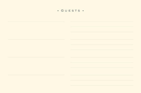 Guest Book (Sea Foam)