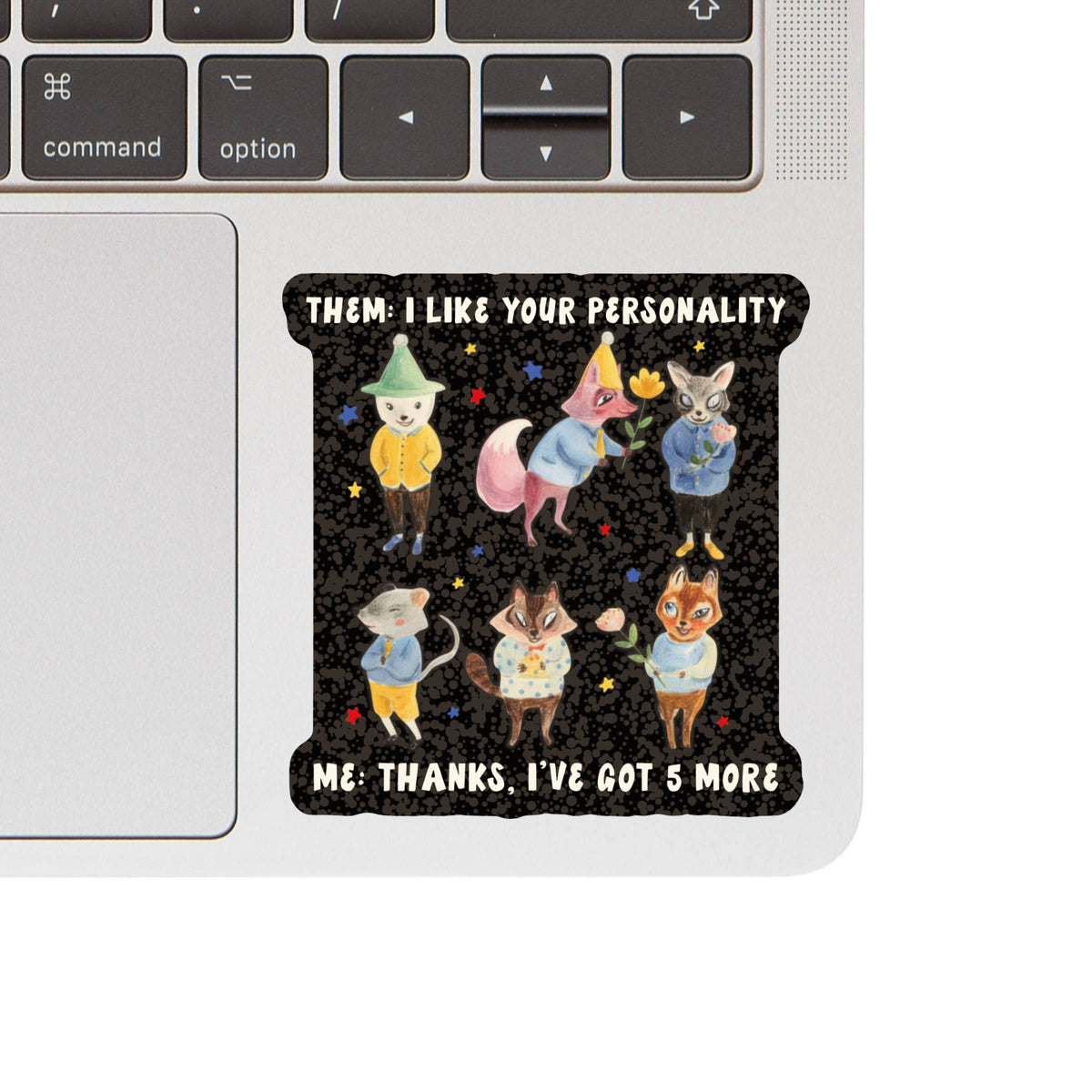 Vinyl Sticker; Multiple Personalities