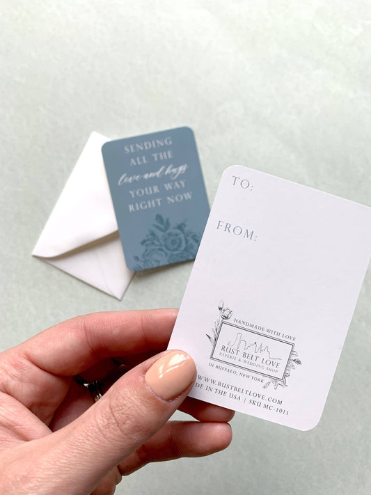 Mini Card; You're Not Alone (With Envelope)