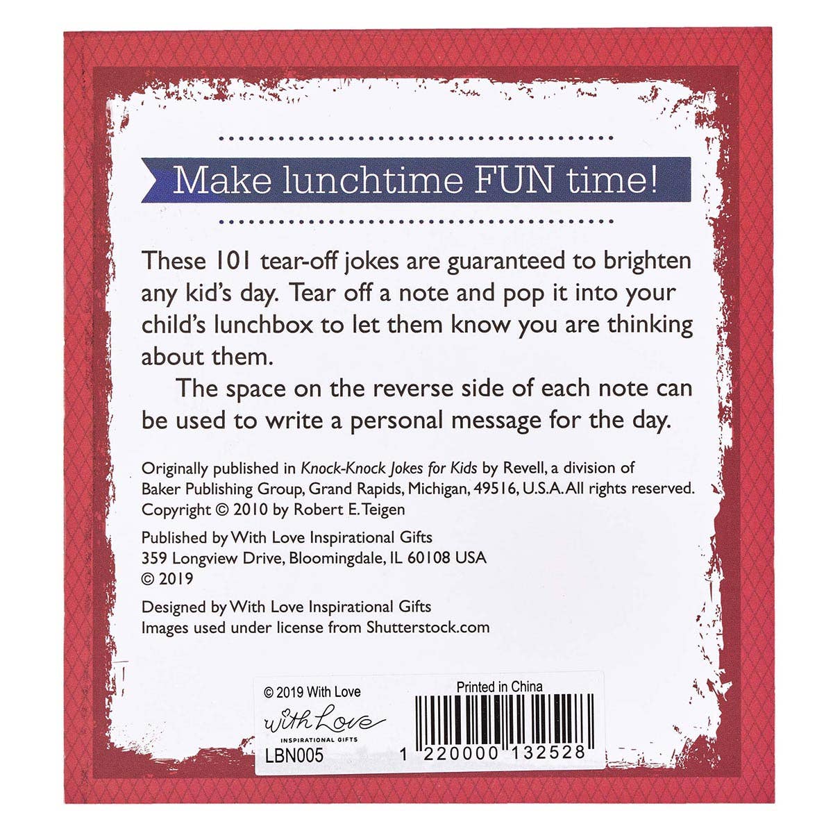 101 Lunchbox Notes; Knock-Knock Jokes