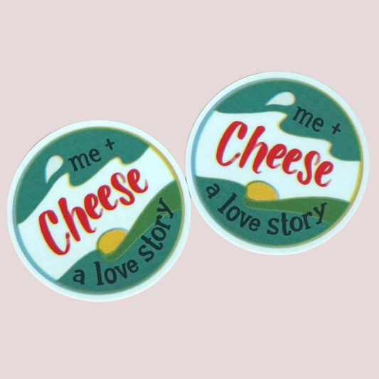 Vinyl Sticker; Me + Cheese - Made By Shellie