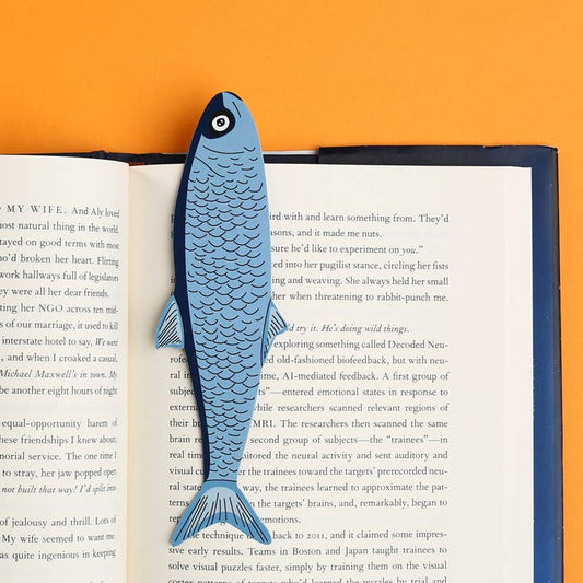 Bookmark; Fish (Die Cut) By Humdrum Paper