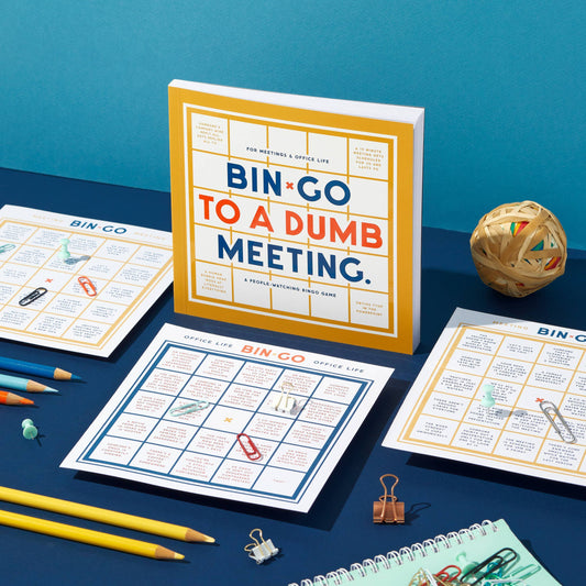 Bingo Book; Bin-go To A Dumb Meeting By Brass Monkey