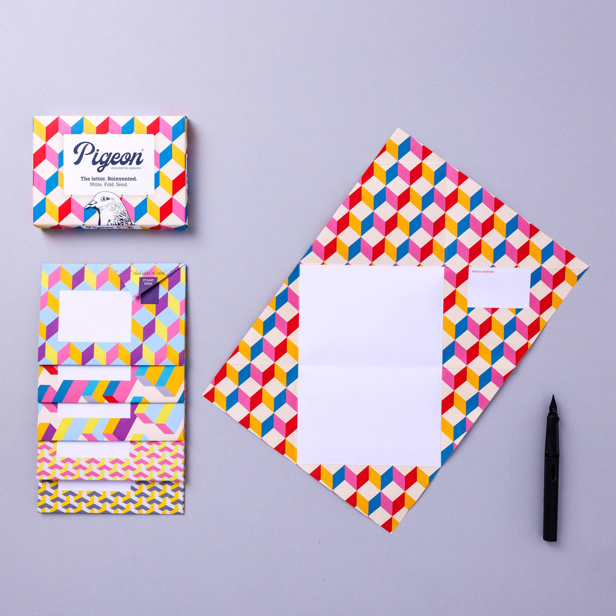 Folding Letter Set; Urban Pigeon | Pigeon Posted