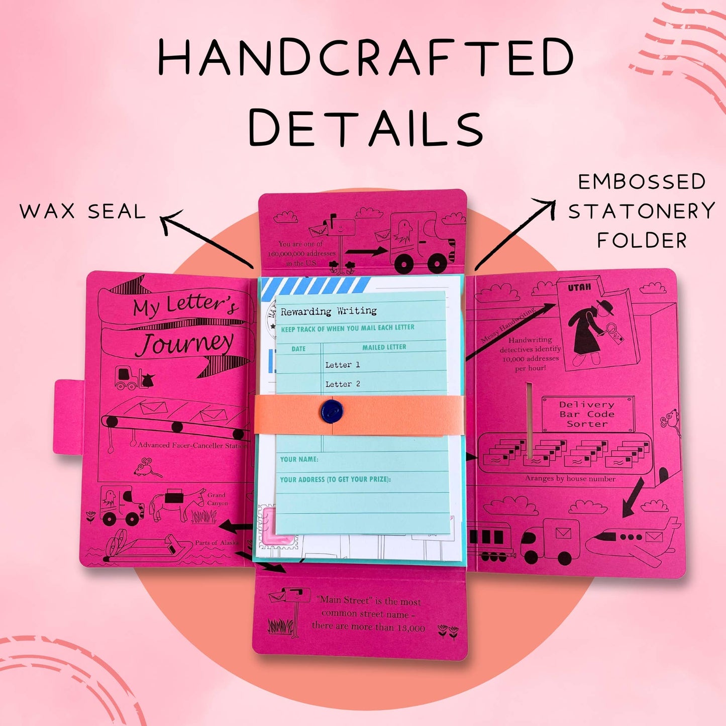 Grand Pen Pal Kit; Kids & Grandparents (Belly Band)
