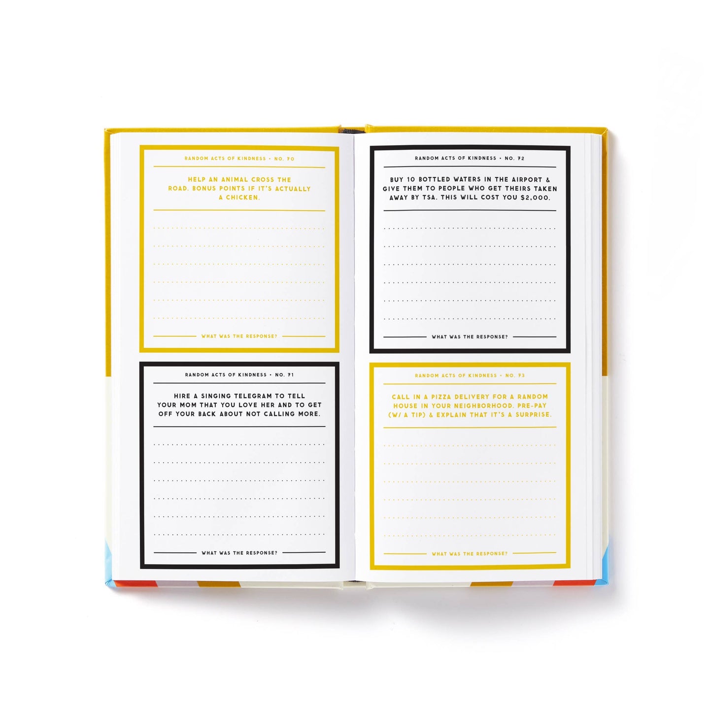 Prompted Journal; A Billion Random Acts of Kindness by Brass Monkey