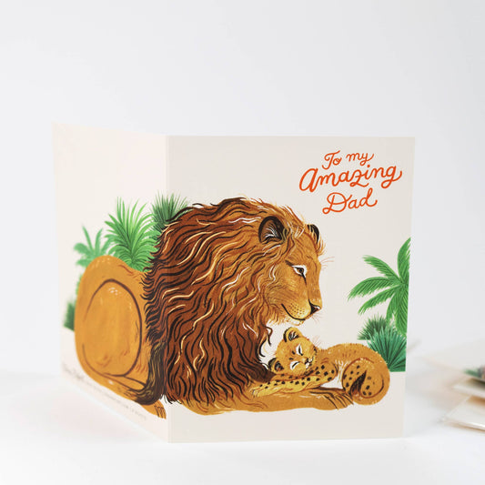 Father's Day Card; To My Amazing Dad by Botanica Paper Co.