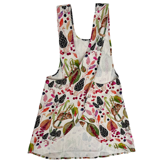 Pinafore Apron; Dormouse (100% Cotton)