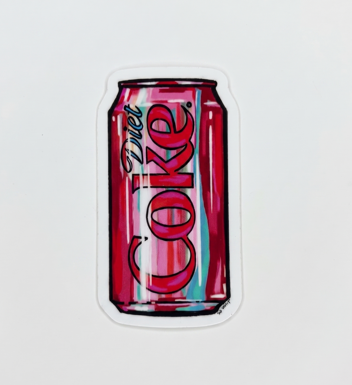 Vinyl Sticker; Diet Coke