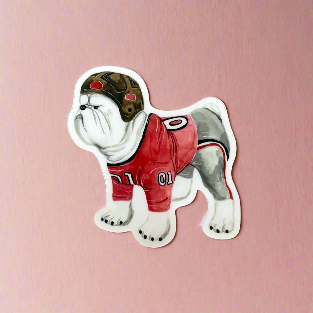 Vinyl Sticker; Bulldog - Made By Shellie