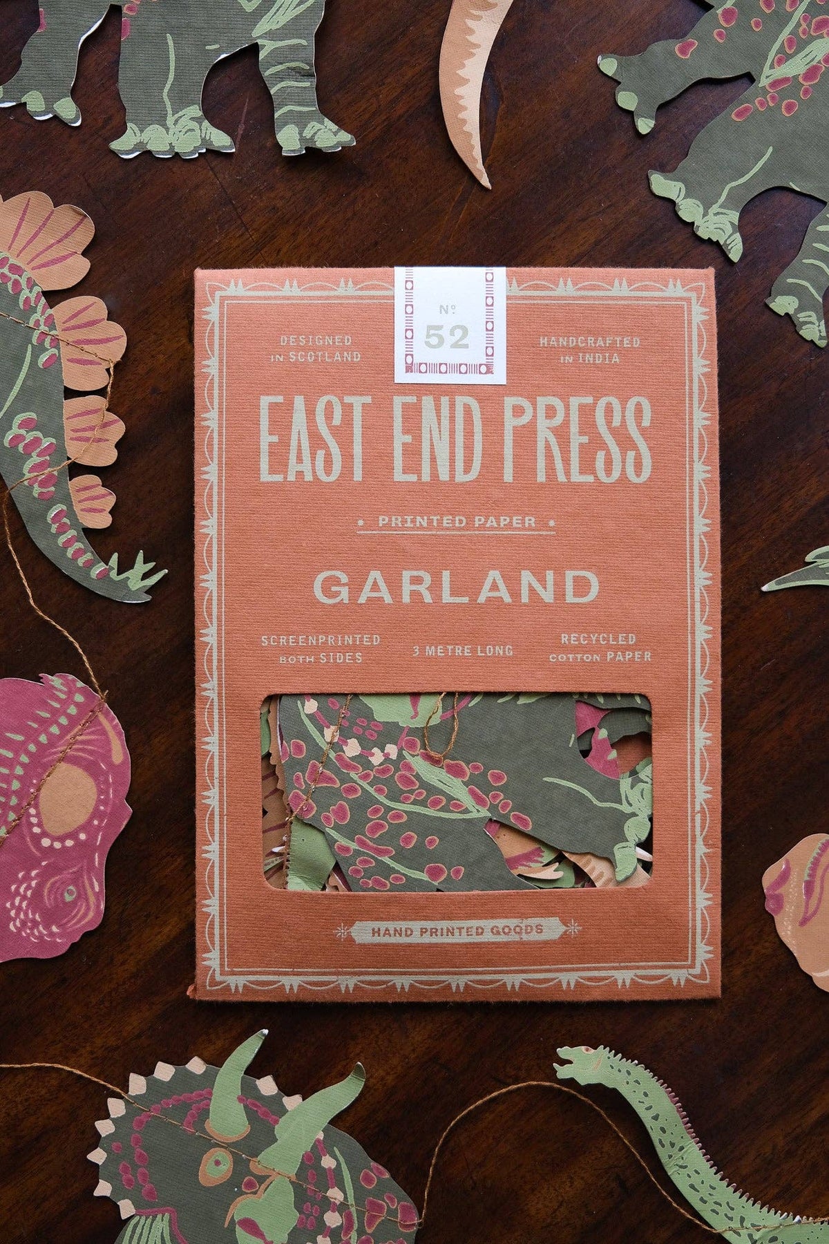 Sewn Garland; Dinosaurs