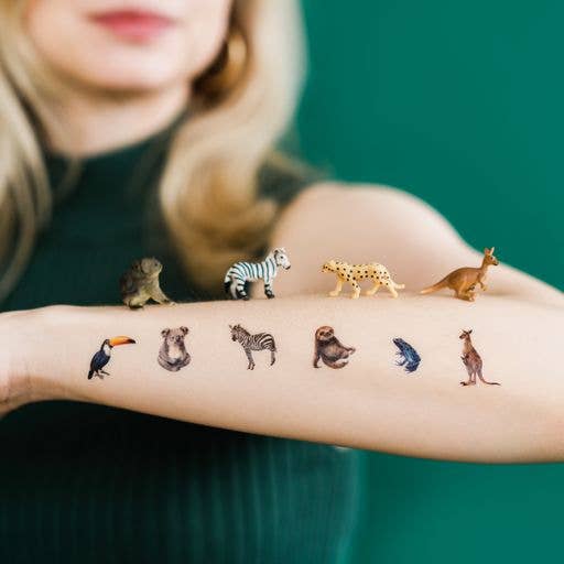Temporary Tattoo Pack; Mini Animal Kingdom