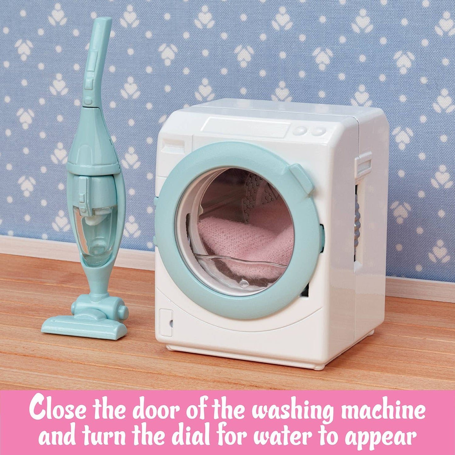 Calico Critters; Dollhouse Furniture, Laundry & Vacuum (Collectible Toys)