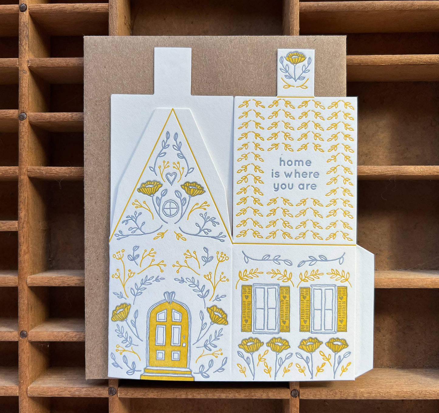 Love Card; Home Is Where You Are (3D House Card)