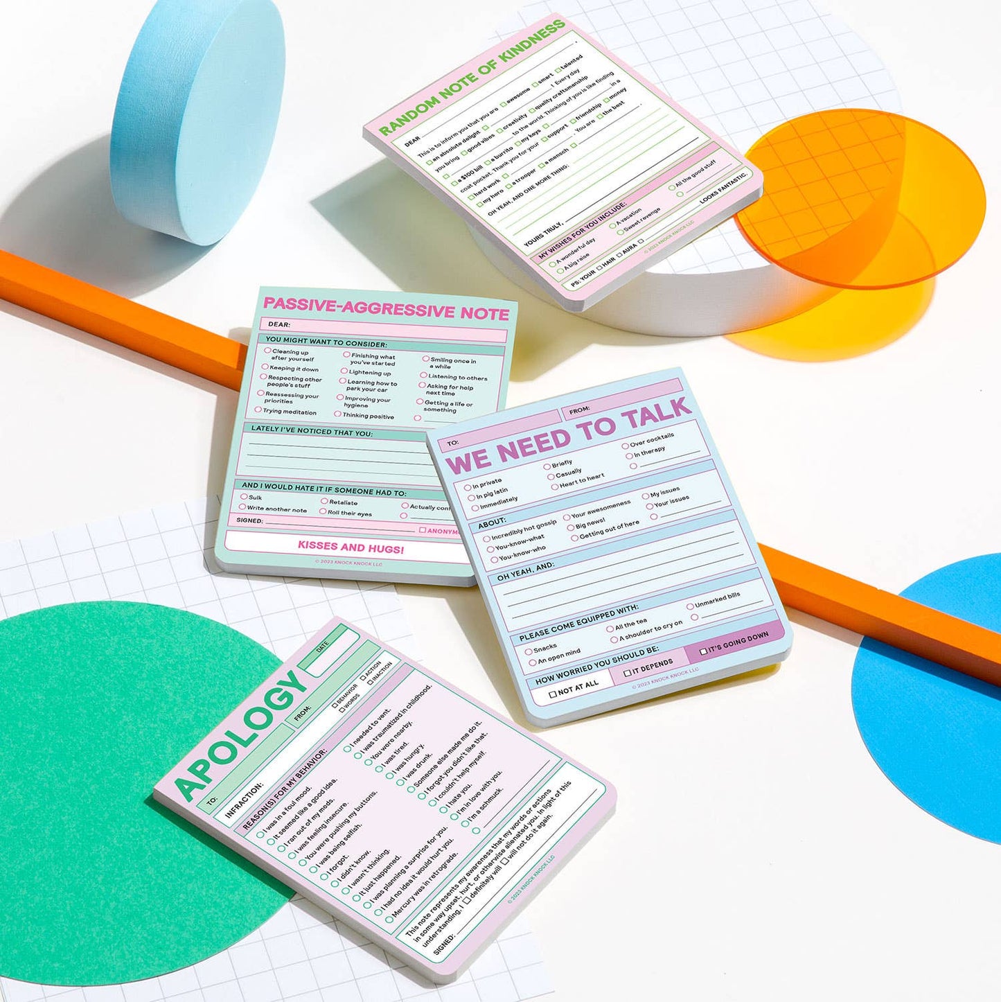 Nifty Notepad; Passive Aggressive (Pastel Version)