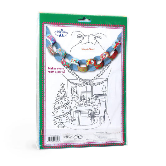 Eeboo Holiday Paper Chain Kit; Christmas