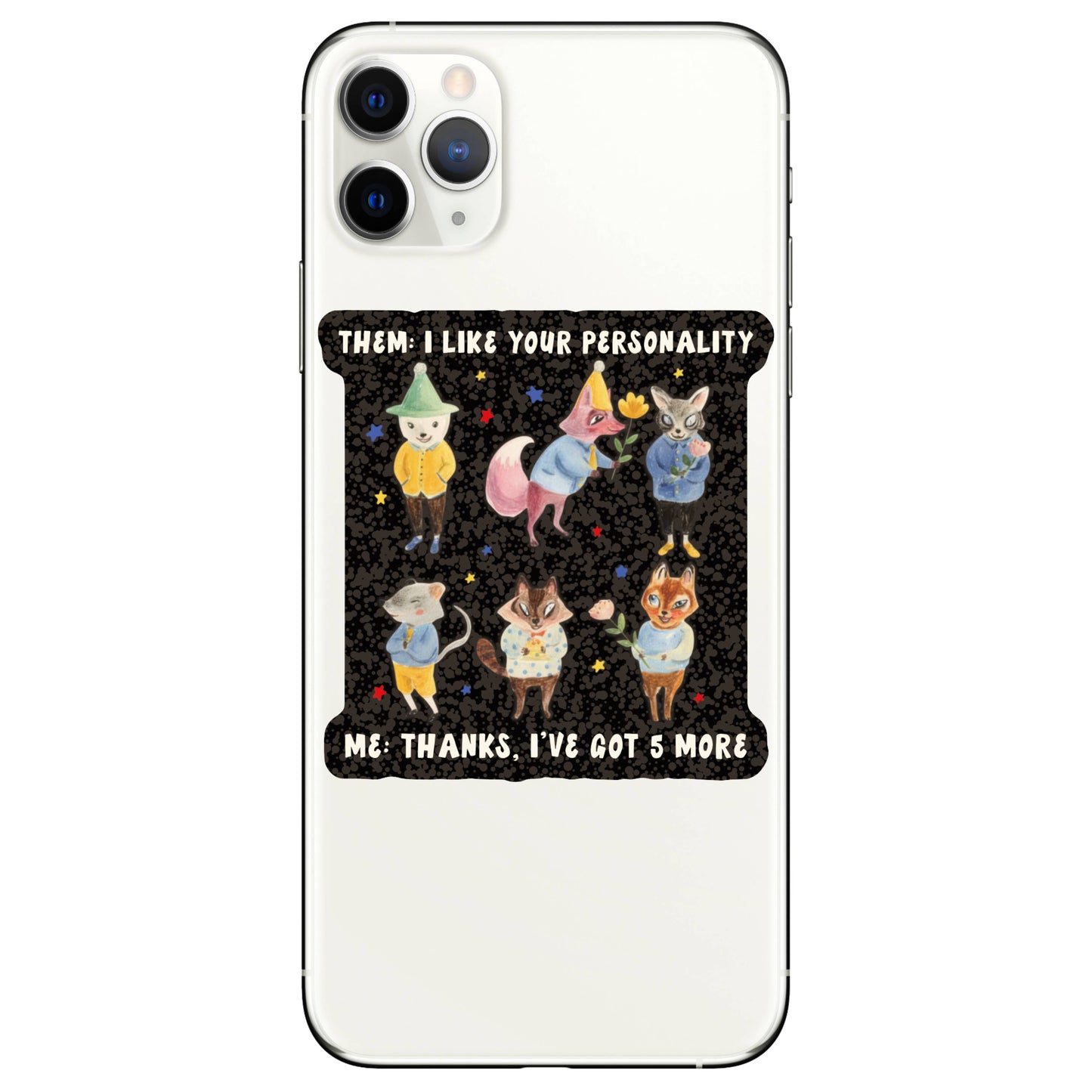 Vinyl Sticker; Multiple Personalities