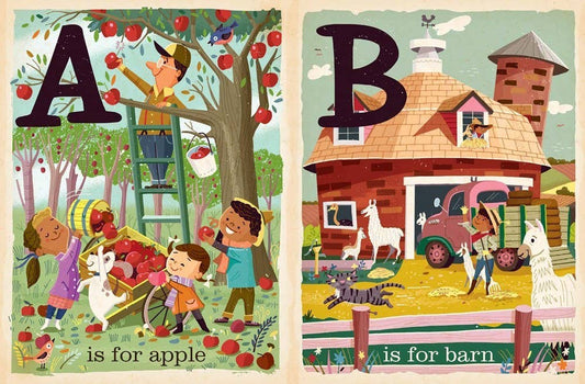 Alphabet Board Book; F is for Farm
