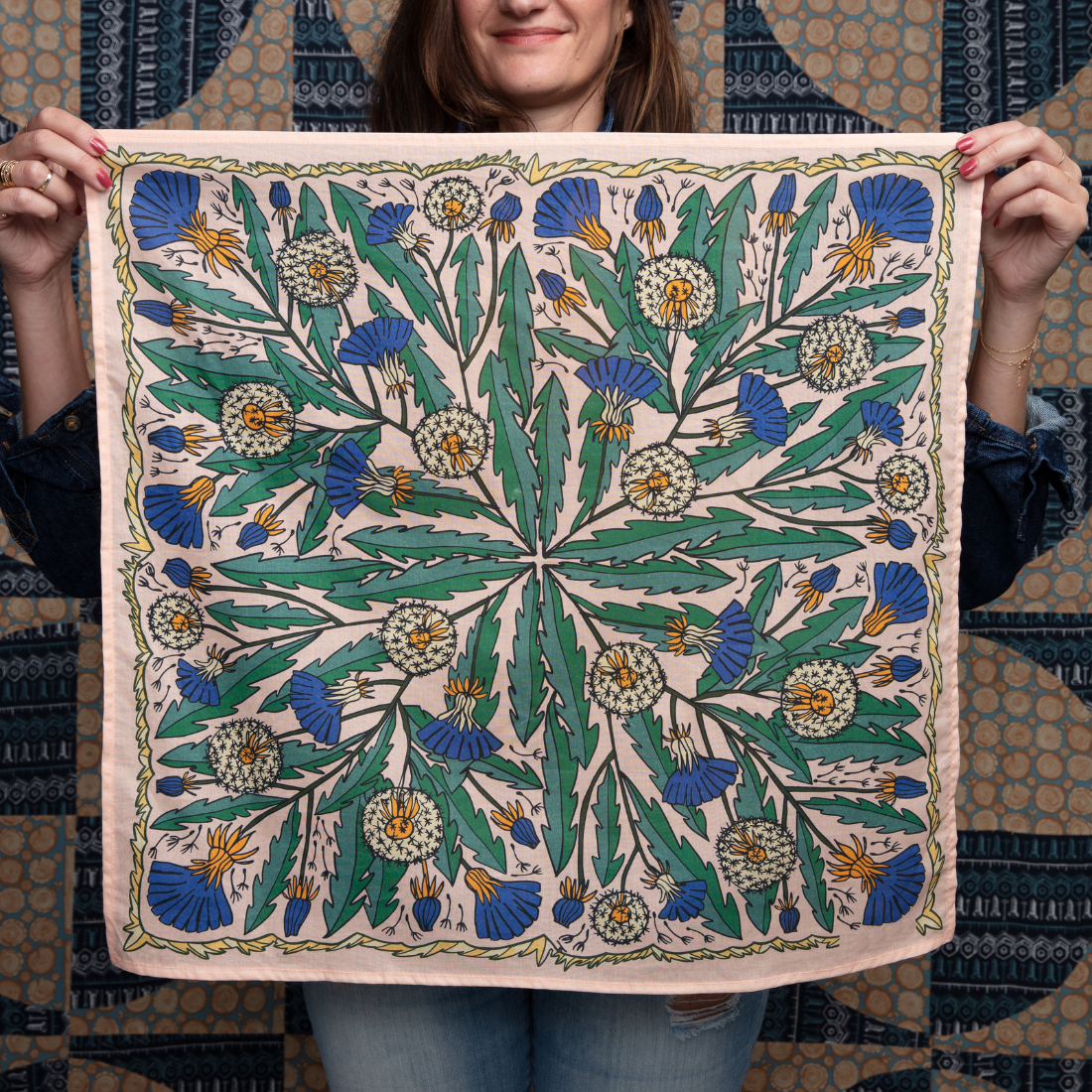 Bandana; 22" Dandy By Handker Bandanas (100% Premium Cotton)