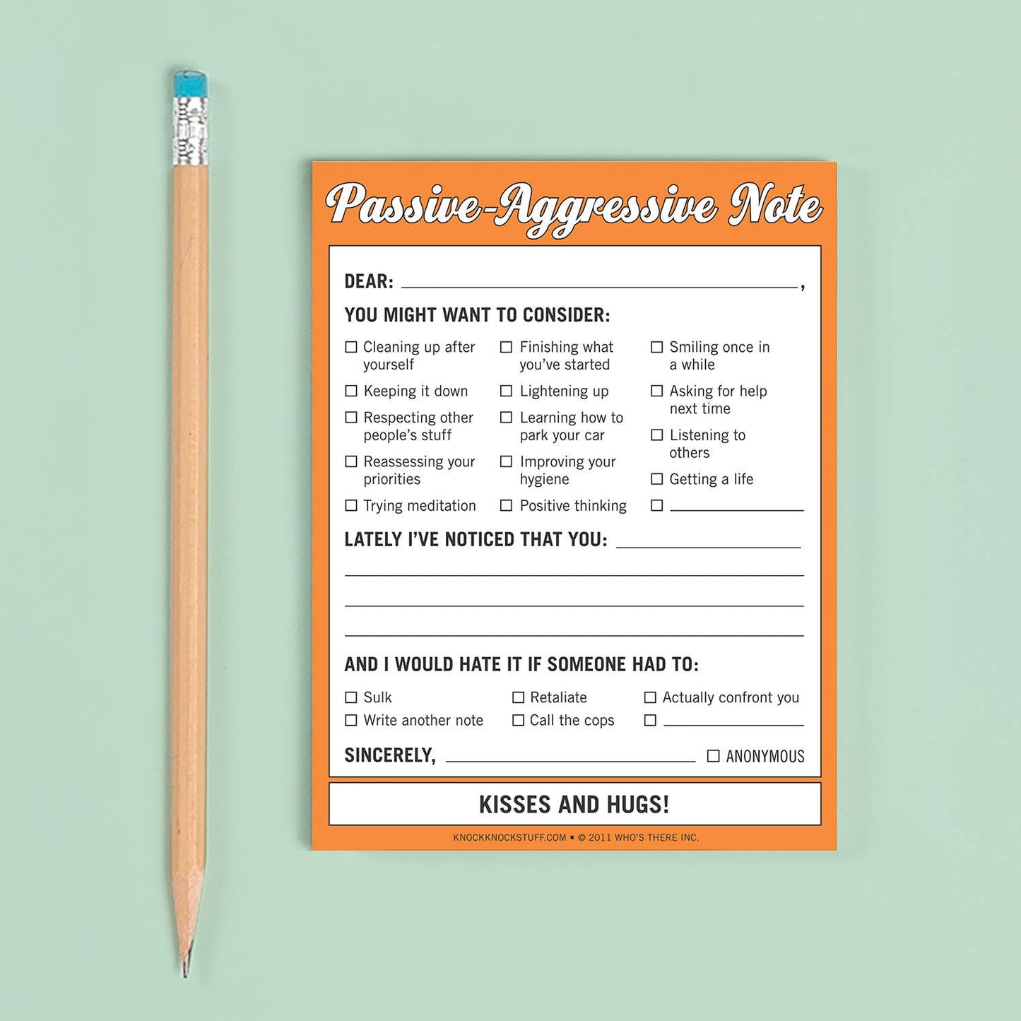 Nifty Notepad; Passive-Aggressive