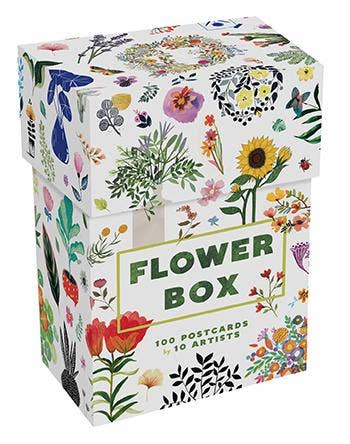 Post Card Set; Flower Box (100 Post Cards by 10 Artists)