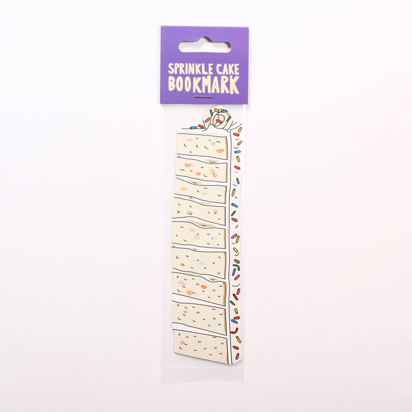 Bookmark; Sprinkle Cake Slice (Die Cut) By Humdrum Paper