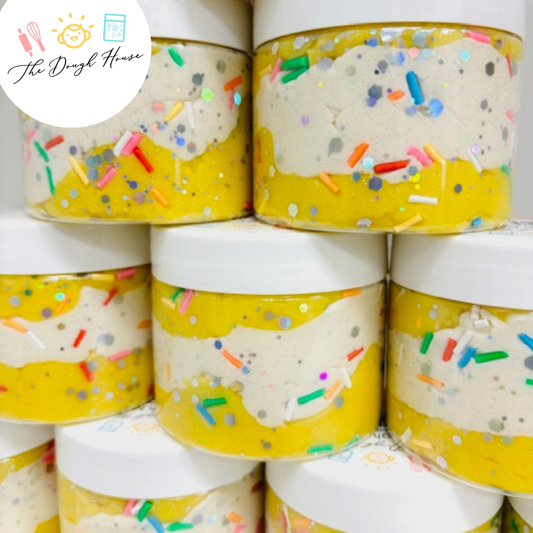 Magical Jars; Fun Size Birthday (Sensory Dough & Trinkets)