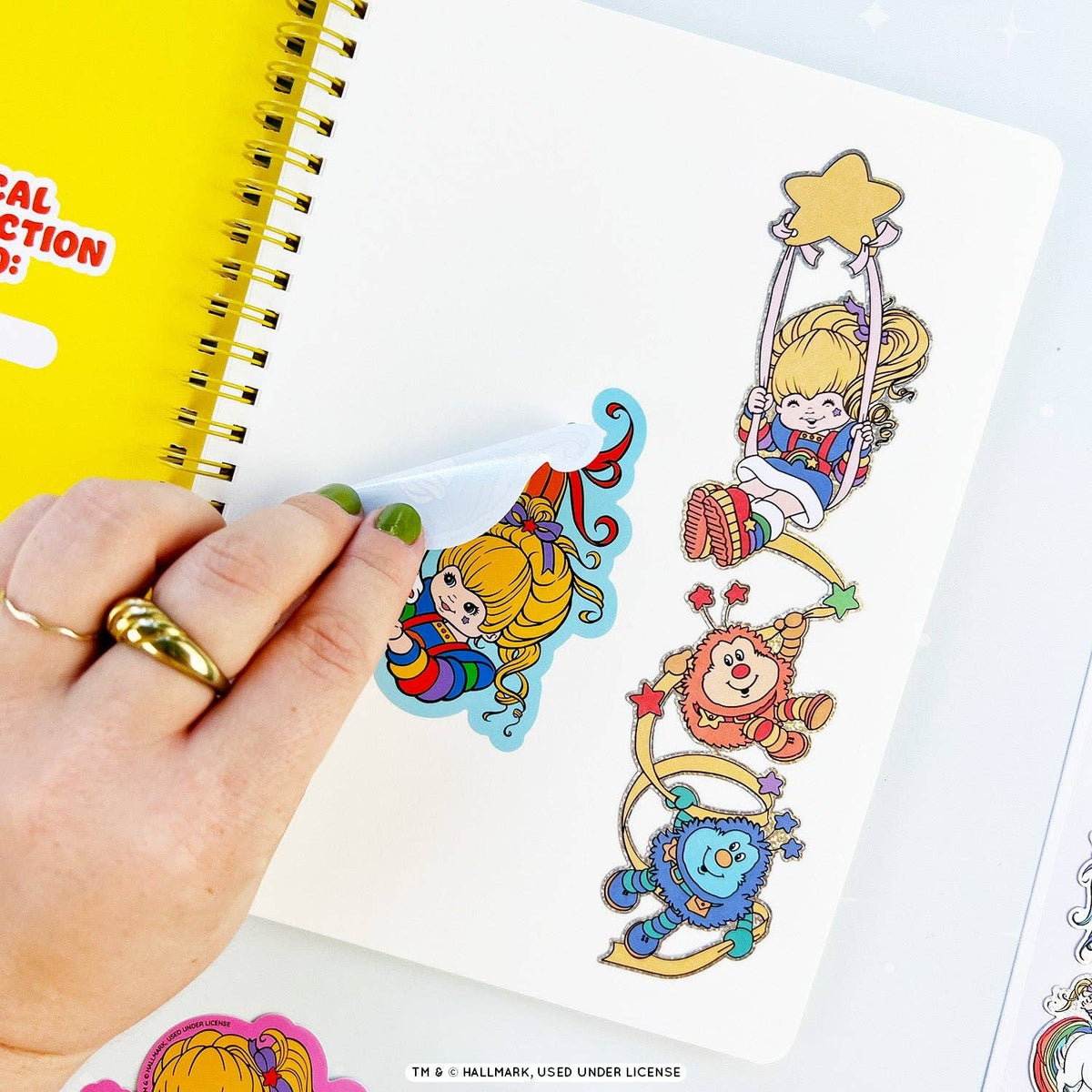 Magical Rainbow Brite Re-Usable Sticker Book