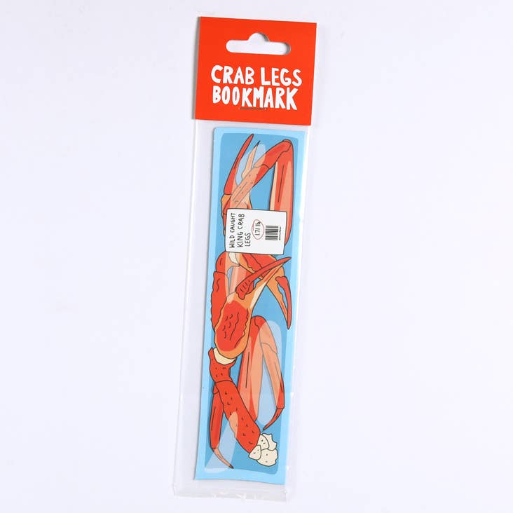 Bookmark; Crab Legs (Die Cut) By Humdrum Paper