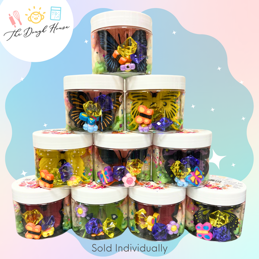 Magical Jars; Fun Size Butterfly (Sensory Dough & Trinkets)