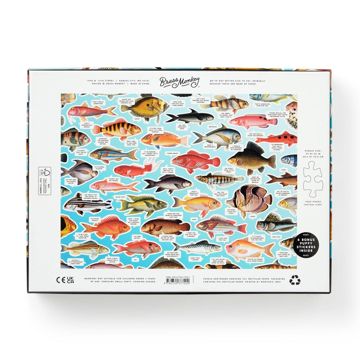 Jigsaw Puzzle; Judgy Fish (1000 Pieces)