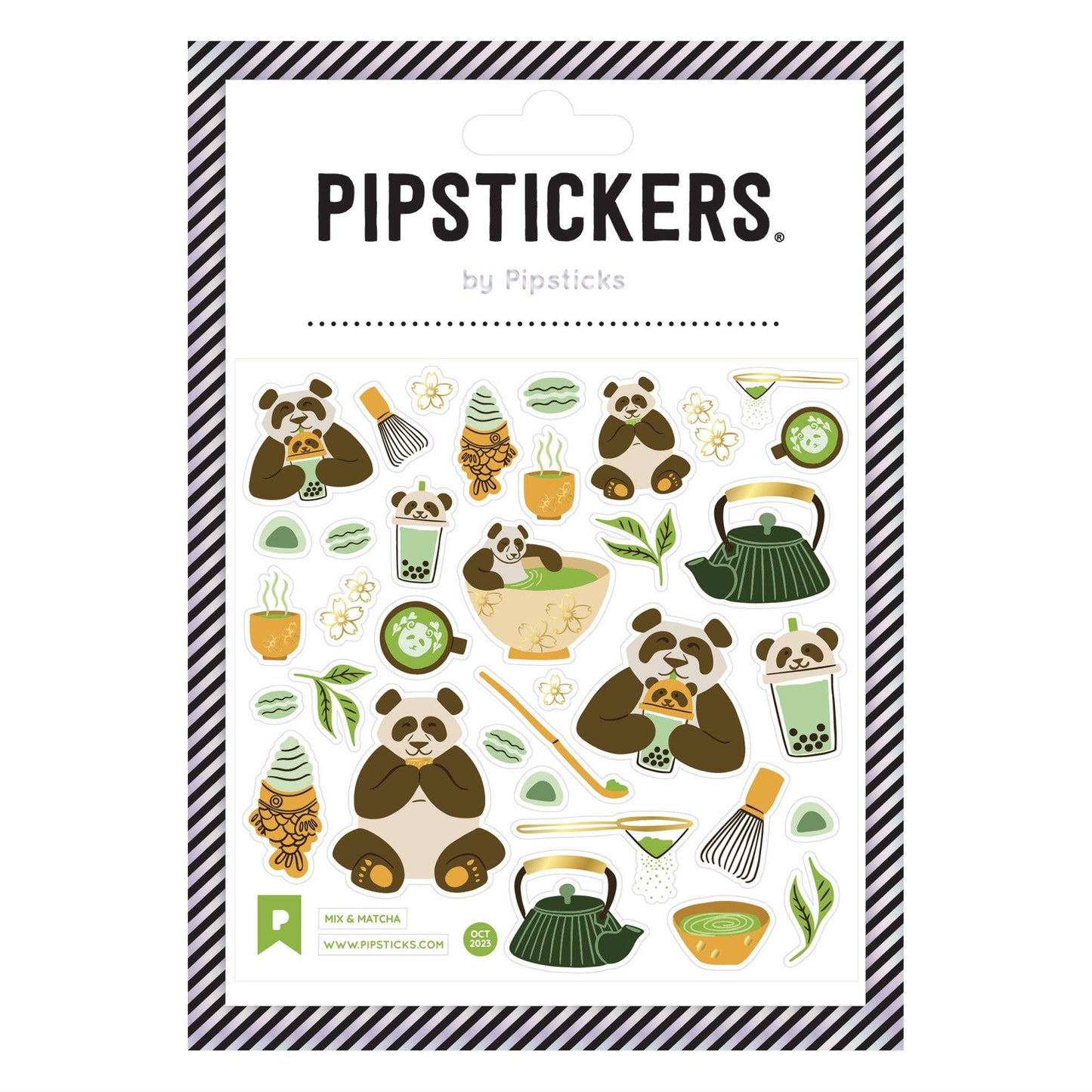 Pipsticks Sticker Sheet; Mix & Matcha