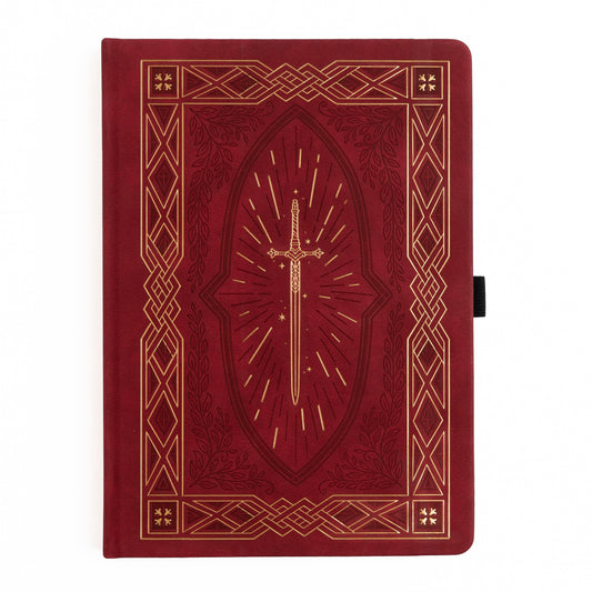 Dot Grid Notebook; Knight's Sword (8x8)