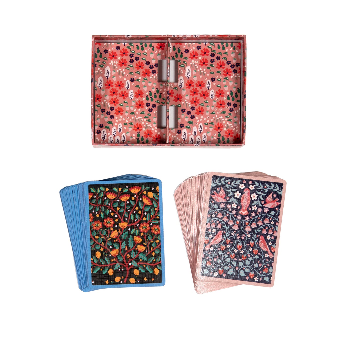 Eeboo Playing Cards; Birds & Flowers