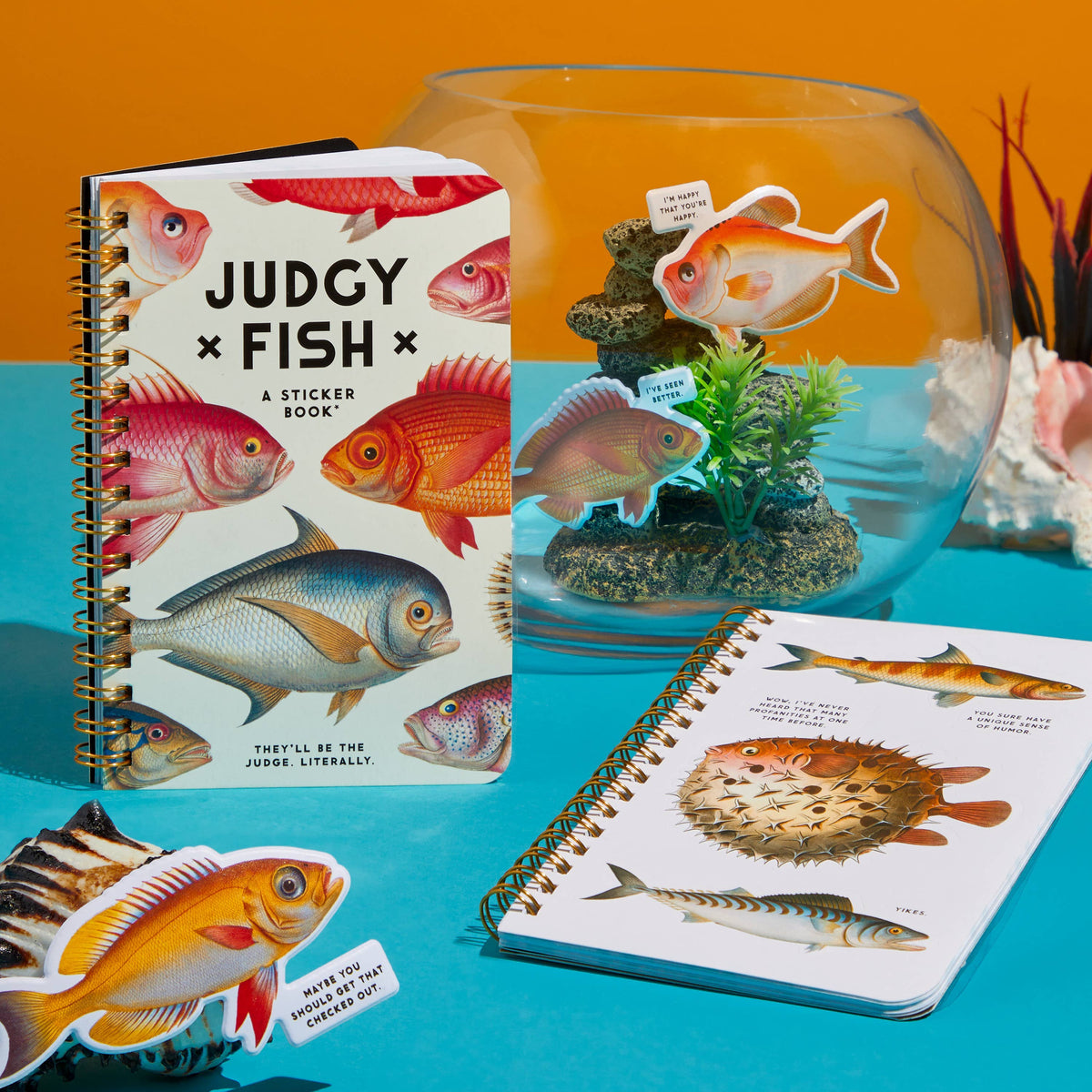 Sticker Book; Judgy Fish | Brass Monkey