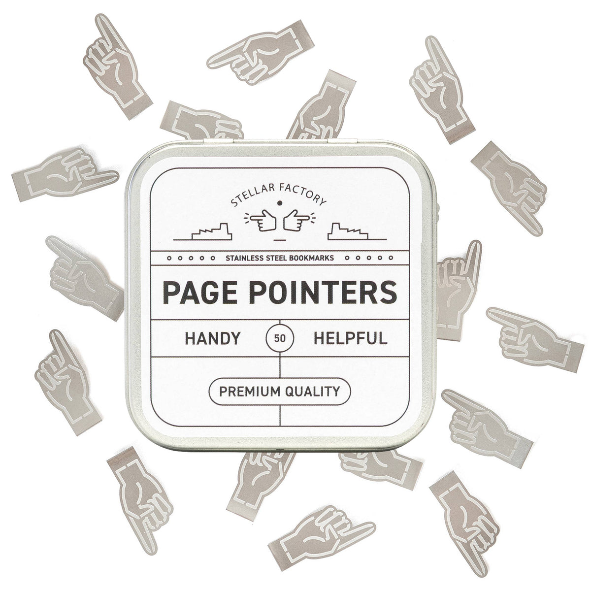 Metal Bookmarks; Page Pointers | Stellar Factory