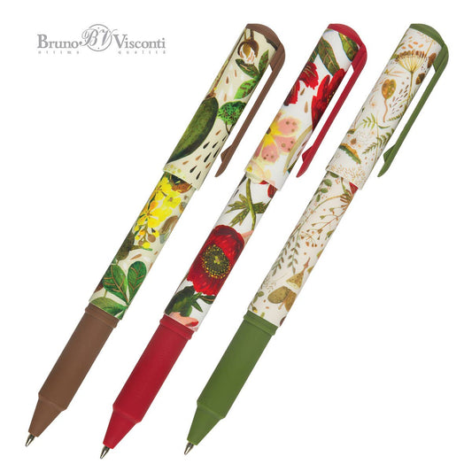 Ballpoint Pens; DreamWrite Bloom Flora Series (3 Designs)