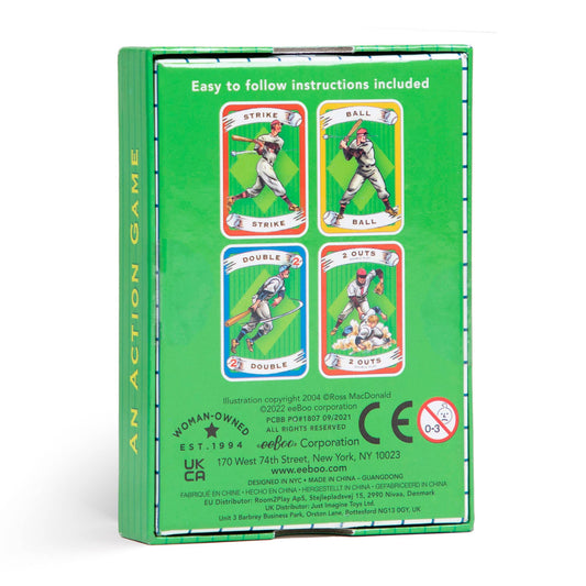 Eeboo Baseball Card Game (Ages 5+)