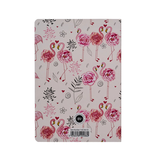 A5 Notebook; Flamingo - BV by Bruno Visconti