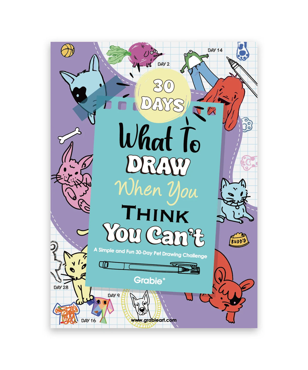 Art Workbook; What To Draw When You Think You Can't | Grabie