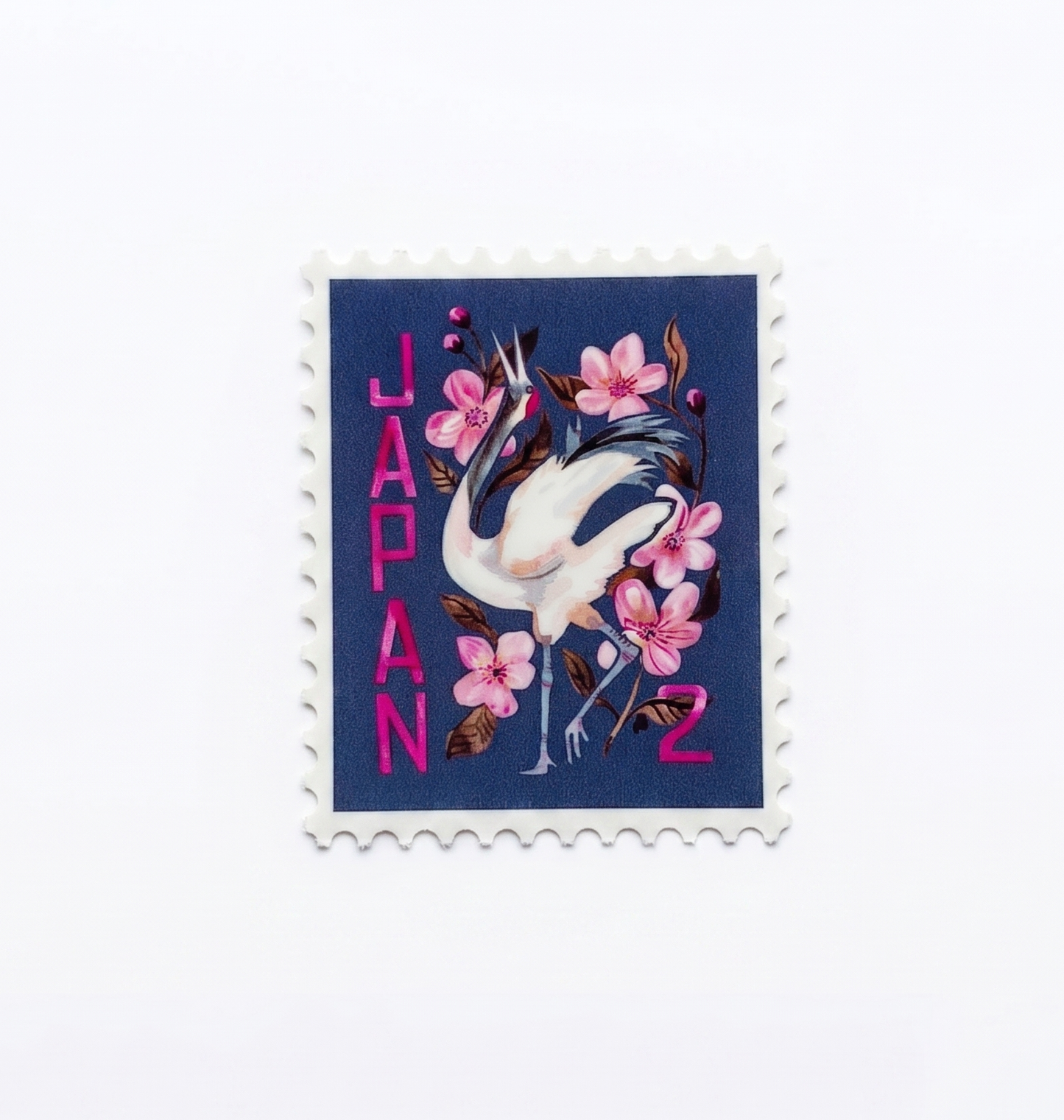 Vinyl Stamp Sticker; Japan - Made By Shellie