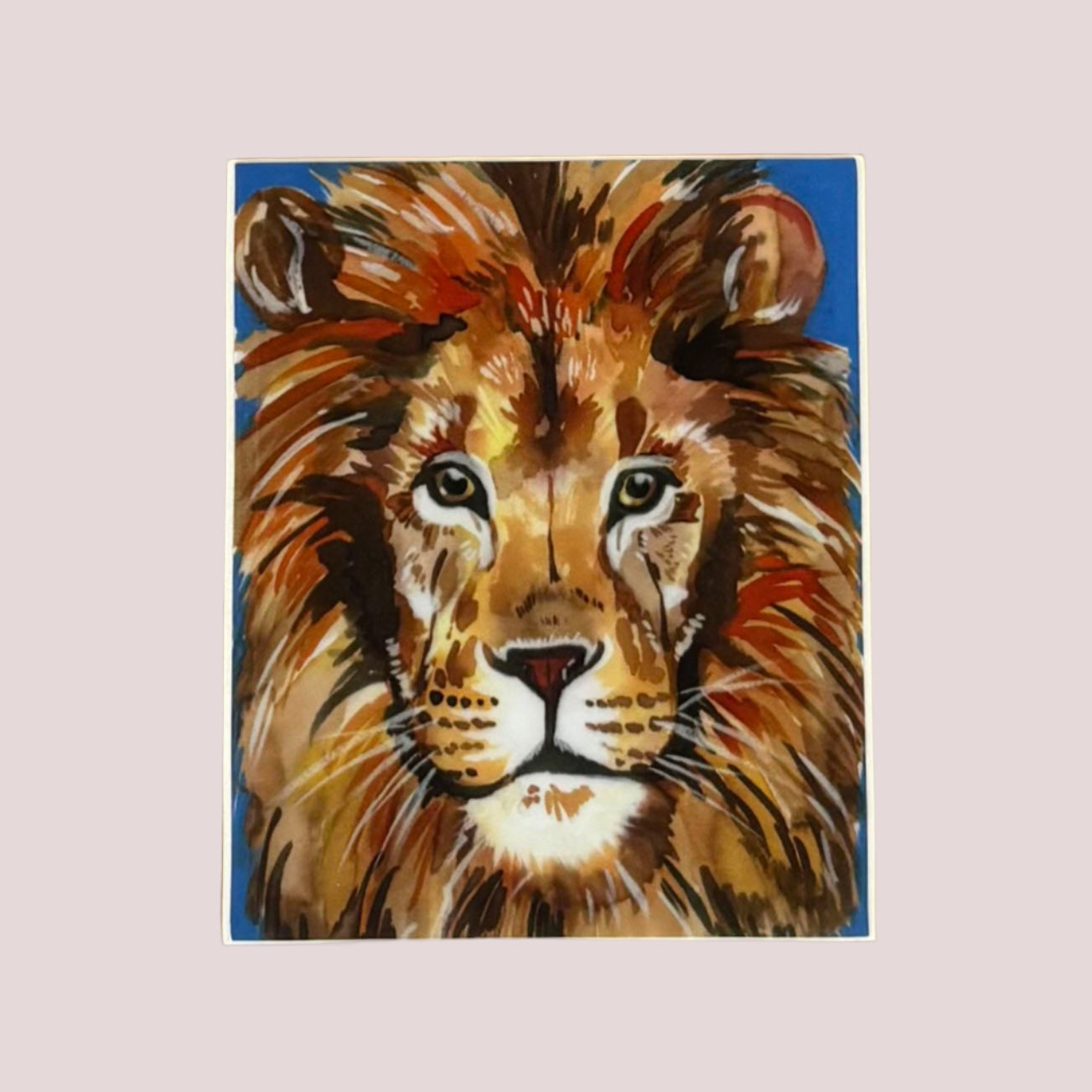 Vinyl Sticker; Lion - Made By Shellie