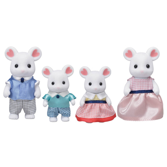 Calico Critters; Marshmallow Mouse Family