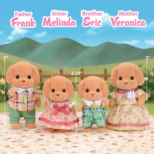 Calico Critters; Toy Poodle Family